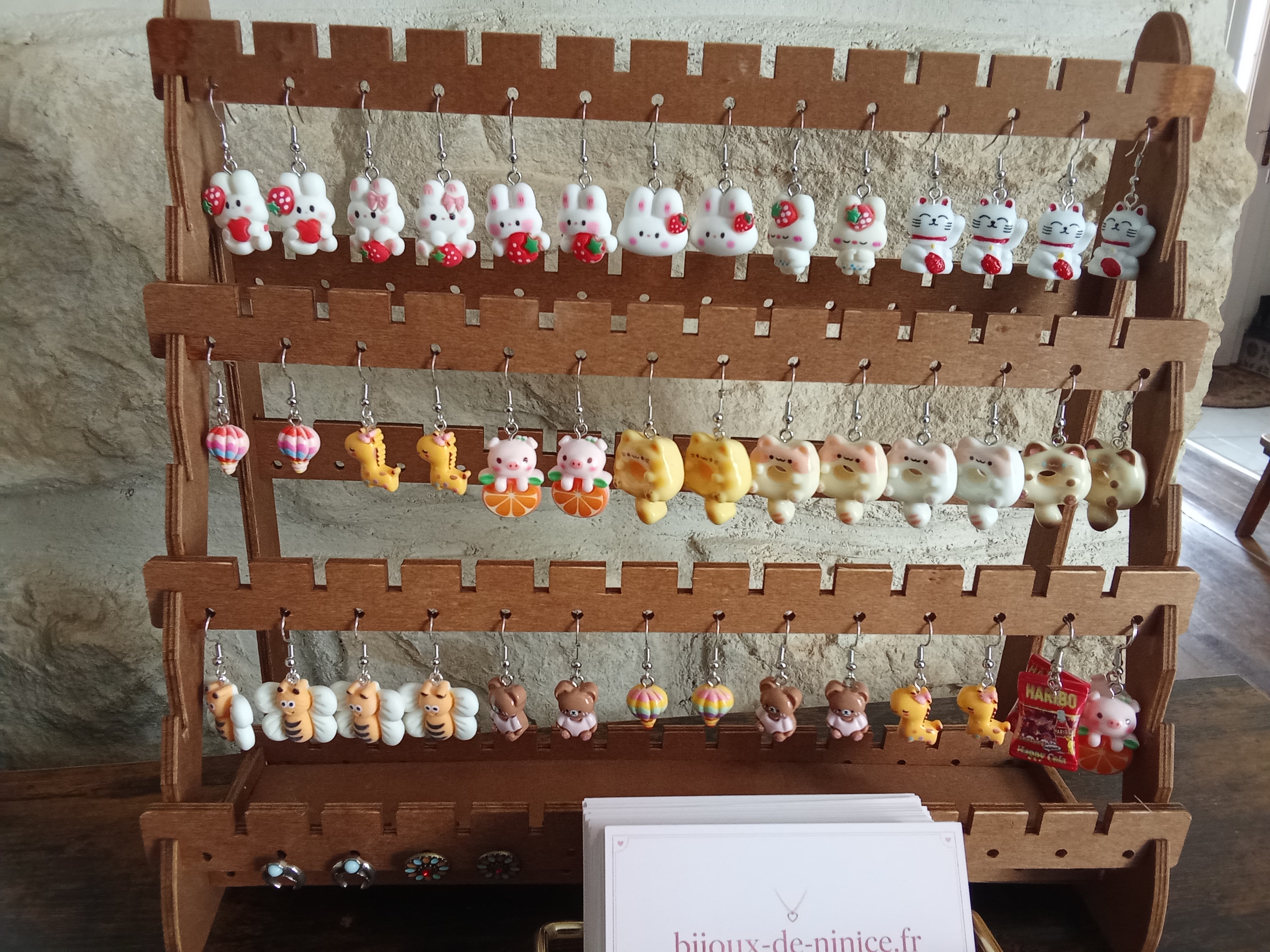 boucles d oreilles enfant animaux - Les bijoux de Ninice