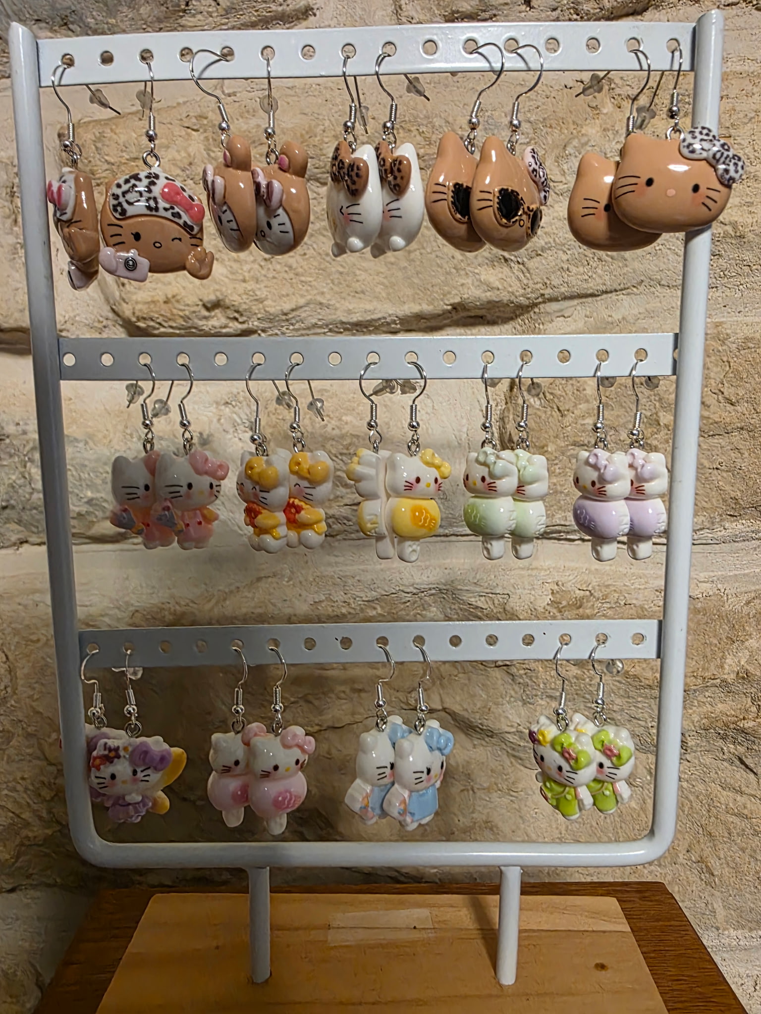 Boucles d'oreilles enfants hello kitty - Les bijoux de Ninice