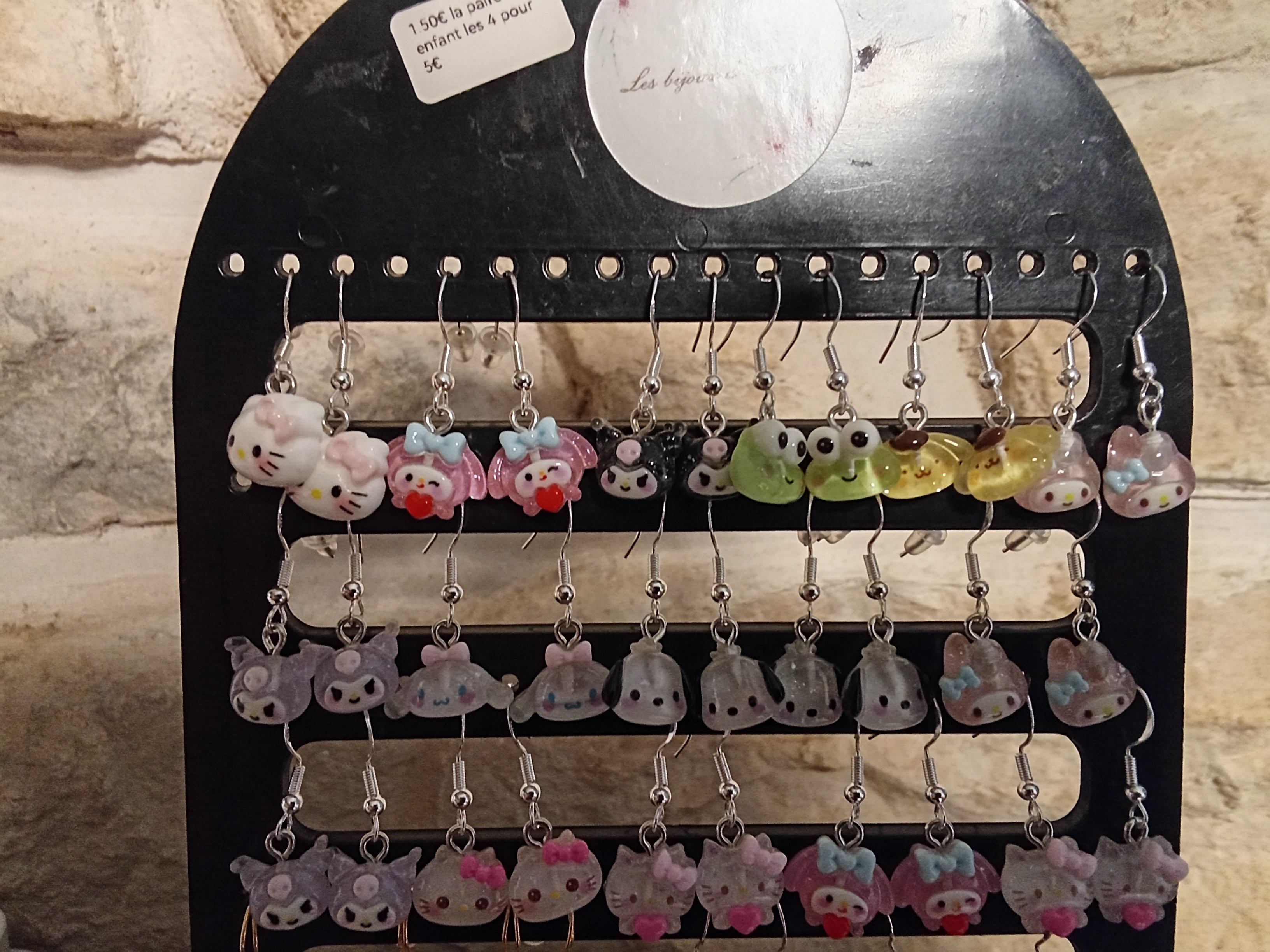 Boucles d'oreilles enfants - Les bijoux de Ninice